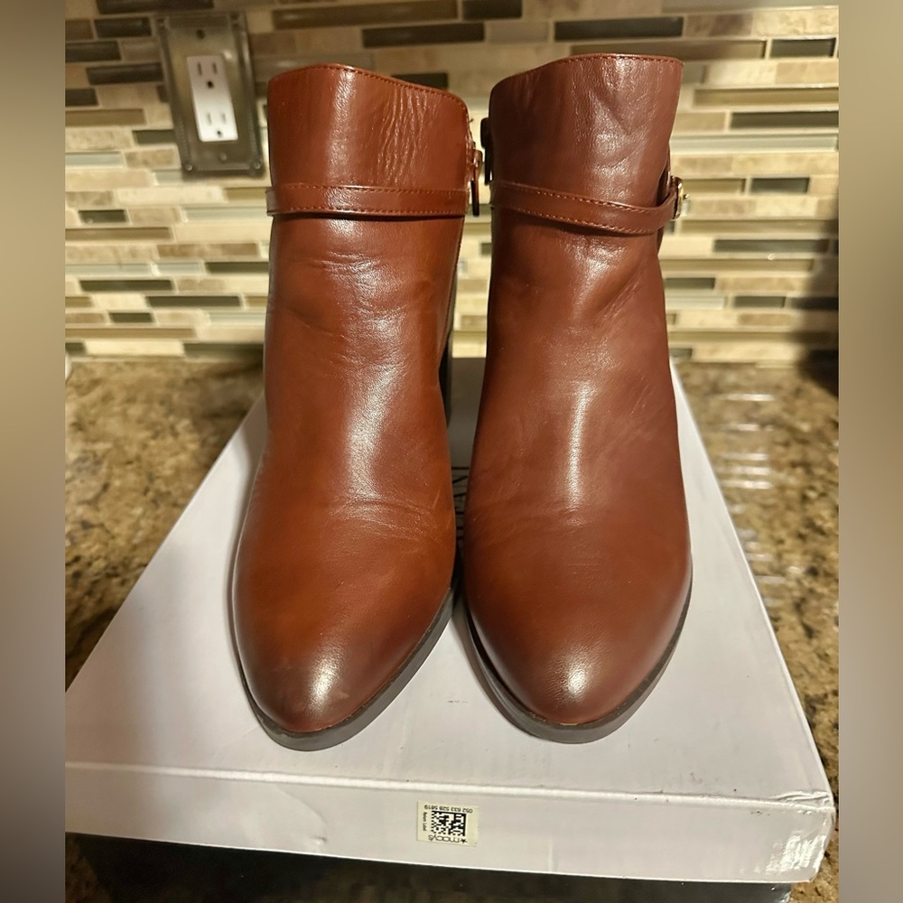 Alfani bootie Shoe Size 9.5M Cognac color